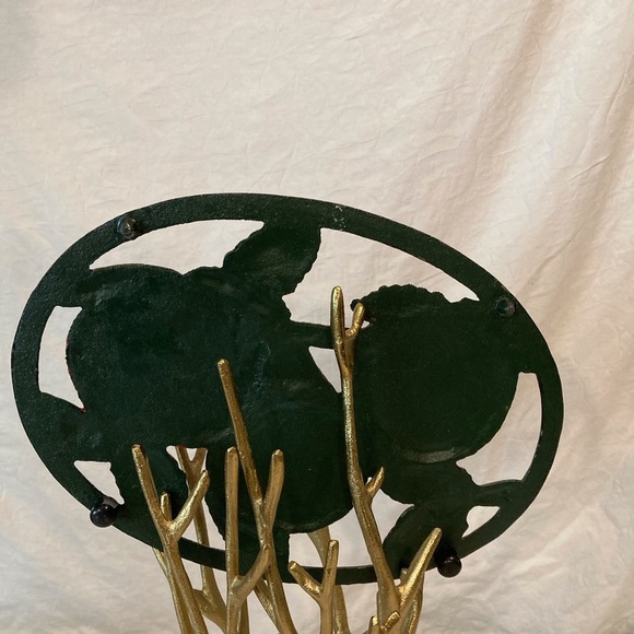 Unbranded Fall Apple Cast Iron Trivet Or Wall Hanging Vintage Apple Design - Picture 8 of 12